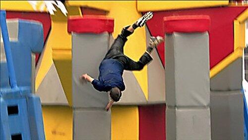 Winter Wipeout: Over the Big Balls to Nana's House We Go Winter Wipeout: Over the Big Balls to Nana's House We Go