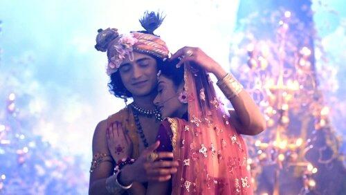 Radha Krishna's romantic reunion Radha Krishna's romantic reunion