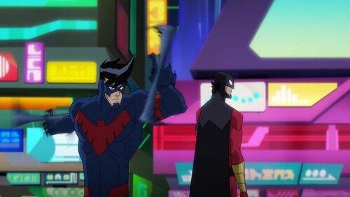 Red Robin and Nightwing Take Down Killer Croc Red Robin and Nightwing Take Down Killer Croc