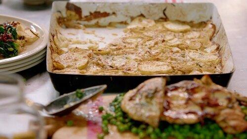 Camembert Parcels and Golden Chicken Camembert Parcels and Golden Chicken
