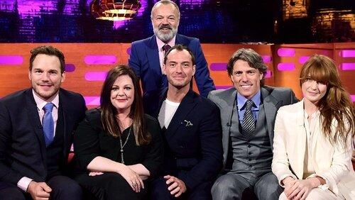 Melissa McCarthy, Jude Law, Chris Pratt, John Bishop, Florence and the Machine Melissa McCarthy, Jude Law, Chris Pratt, John Bishop, Florence and the Machine