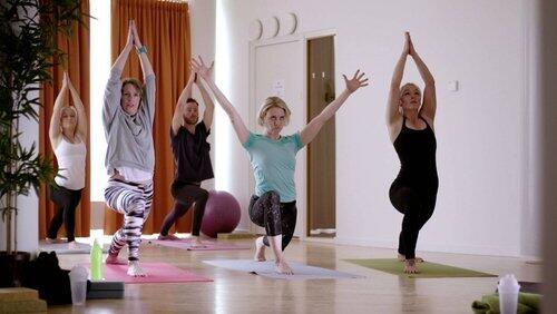 Hon har sniglat alla yogamattor Hon har sniglat alla yogamattor