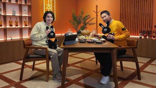 SUGA with Shin Dong Yeob SUGA with Shin Dong Yeob