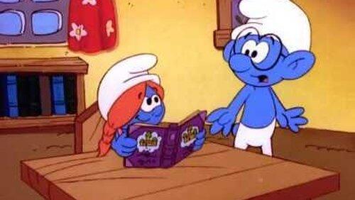 Bookworm Smurf Bookworm Smurf