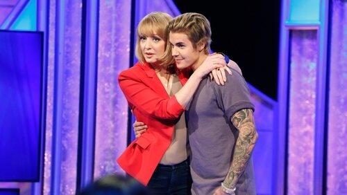 Michael Bolton, Kristen Bell and Justin Bieber Michael Bolton, Kristen Bell and Justin Bieber