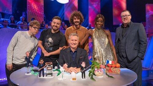 Frankie Boyle, Josh Pugh, AJ Odudu Frankie Boyle, Josh Pugh, AJ Odudu