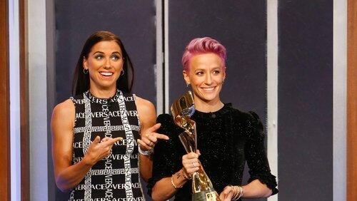 Jon Favreau, Alex Morgan and Megan Rapinoe, Taylor Bennett Jon Favreau, Alex Morgan and Megan Rapinoe, Taylor Bennett