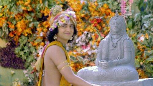 Krishna Builds Radha's Idol Krishna Builds Radha's Idol