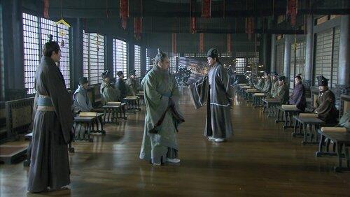 Zhuge Liang Argues with the Scholars Zhuge Liang Argues with the Scholars