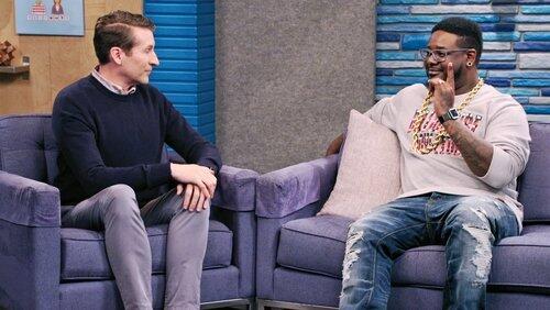 T-Pain Wears Shredded Jeans and a Printed Shirt T-Pain Wears Shredded Jeans and a Printed Shirt