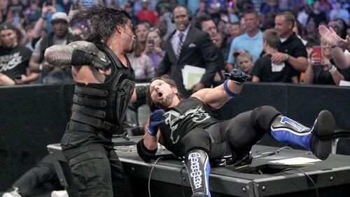 Main Event: WWE World Heavyweight Champion Roman Reigns vs. Luke Gallows (Greenville, SC) Main Event: WWE World Heavyweight Champion Roman Reigns vs. Luke Gallows (Greenville, SC)