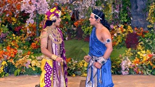 Krishna pacifies Balram Krishna pacifies Balram
