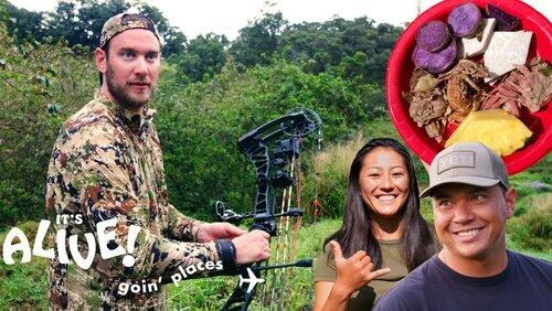 Brad Hunts Boar in Hawaii Brad Hunts Boar in Hawaii