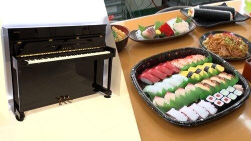 Piano with Silent System / Plastic Food Models Piano with Silent System / Plastic Food Models
