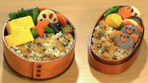 Tonteki Bento & Clam Rice Bento Tonteki Bento & Clam Rice Bento