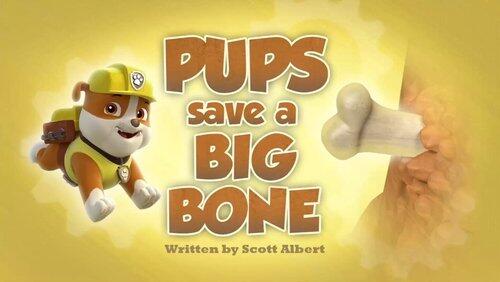 Pups Save a Big Bone Pups Save a Big Bone