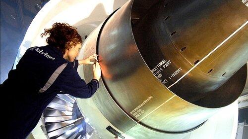 A Jumbo Jet Engine A Jumbo Jet Engine
