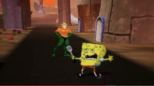 SpongeBob VS Aquaman SpongeBob VS Aquaman