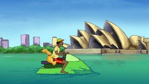 Hasenjagd in Australien Hasenjagd in Australien