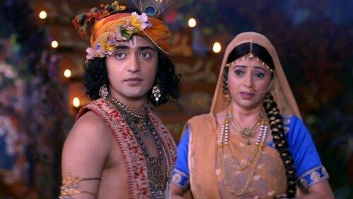 Yashodha bids farewell to Krishna Yashodha bids farewell to Krishna