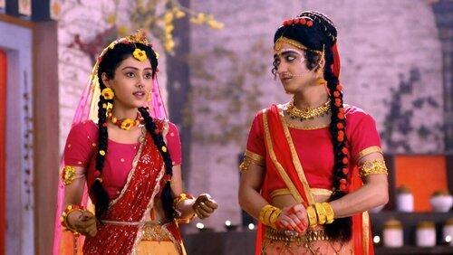 Radha, Krishna make the idol Radha, Krishna make the idol