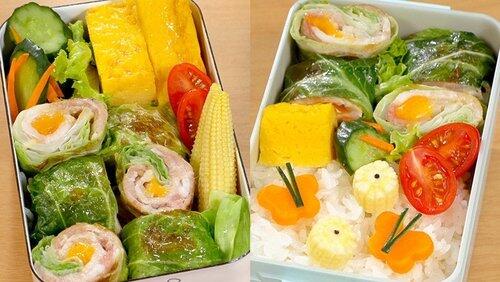 Ebi Fry Bento & Cabbage Roll Bento Ebi Fry Bento & Cabbage Roll Bento