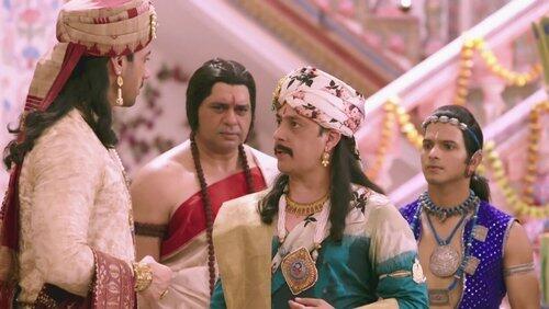 Vrishbhan Ensures Krishna's Safety Vrishbhan Ensures Krishna's Safety