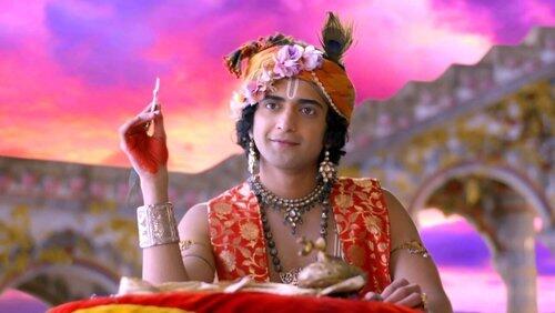 Krishna calls Radha to Dwarka Krishna calls Radha to Dwarka