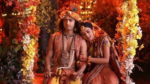 Radha Krishna's last meeting Radha Krishna's last meeting