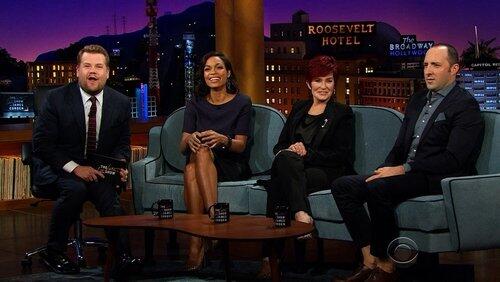Rosario Dawson, Sharon Osbourne & Tony Hale Rosario Dawson, Sharon Osbourne & Tony Hale