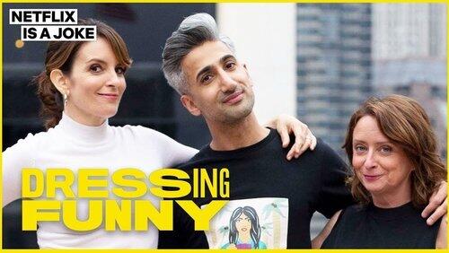 Tan France & Tina Fey Give Rachel Dratch an Ariana Grande Look Tan France & Tina Fey Give Rachel Dratch an Ariana Grande Look