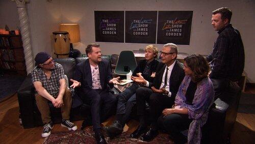 Jeff Goldblum, Rick Schwartz (Zookeeper from San Diego Zoo) & Beck Jeff Goldblum, Rick Schwartz (Zookeeper from San Diego Zoo) & Beck