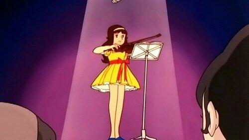 Fallen leaves and violin Fallen leaves and violin