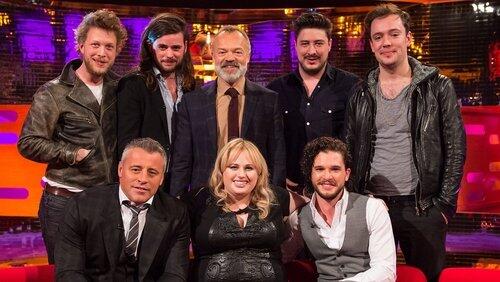 Kit Harington, Matt LeBlanc, Rebel Wilson, Mumford and Sons Kit Harington, Matt LeBlanc, Rebel Wilson, Mumford and Sons