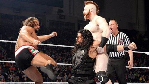 Main Event: Roman Reigns vs. Sheamus, Rusev, King Barrett & Alberto Del Rio (Dayton, OH) Main Event: Roman Reigns vs. Sheamus, Rusev, King Barrett & Alberto Del Rio (Dayton, OH)
