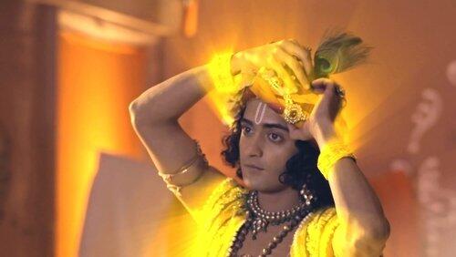 Krishna accepts Kans' gift Krishna accepts Kans' gift