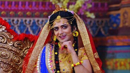 Krishna meets the Pandavas Krishna meets the Pandavas