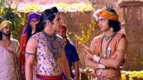 Krishna's ingenious act Krishna's ingenious act