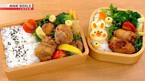 Tofu Kara-age Bento & Pork Belly Kara-age Bento Tofu Kara-age Bento & Pork Belly Kara-age Bento