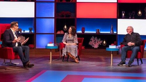 Yasmine Akram, Cariad Lloyd, Geoff Norcott and Dennis Taylor (2/5) Yasmine Akram, Cariad Lloyd, Geoff Norcott and Dennis Taylor (2/5)