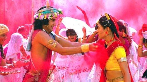 Radha, Krishna Celebrate Holi Radha, Krishna Celebrate Holi