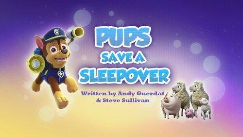 Pups Save a Sleepover Pups Save a Sleepover