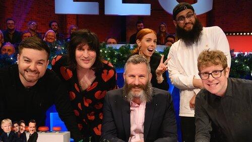 Stacey Dooley, Noel Fielding, Jamali Maddix Stacey Dooley, Noel Fielding, Jamali Maddix
