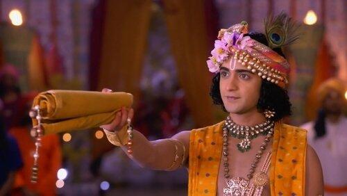 Krishna Faces Jhatila's Questions Krishna Faces Jhatila's Questions