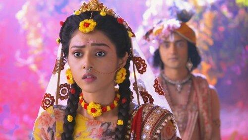 Krishna hurts Radha's feelings Krishna hurts Radha's feelings