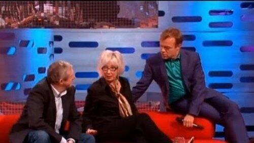 Louis Walsh, Jenny Eclair Louis Walsh, Jenny Eclair
