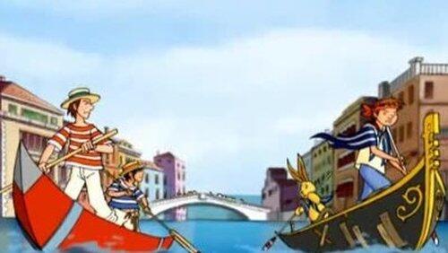 Gondelregatta in Venedig Gondelregatta in Venedig