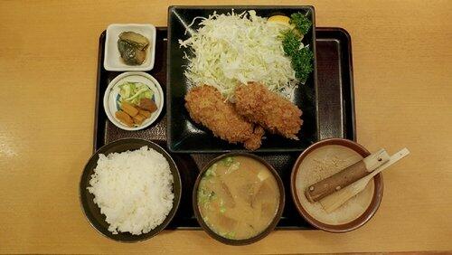 Hirekatsu Gozen and Seafood Cream Croquette in Miyamaedaira, Kawasaki City, Kanagawa Prefecture Hirekatsu Gozen and Seafood Cream Croquette in Miyamaedaira, Kawasaki City, Kanagawa Prefecture