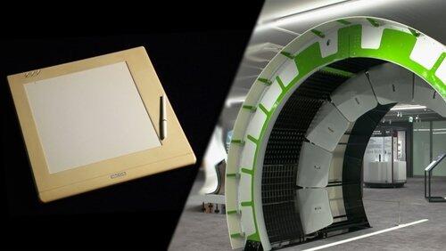Drawing Tablets / Cascades (Airplane Component) Drawing Tablets / Cascades (Airplane Component)