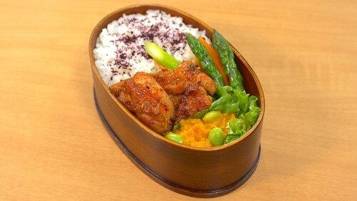 Shichimi Chicken Bento & Shichimi Sausage Bento Shichimi Chicken Bento & Shichimi Sausage Bento
